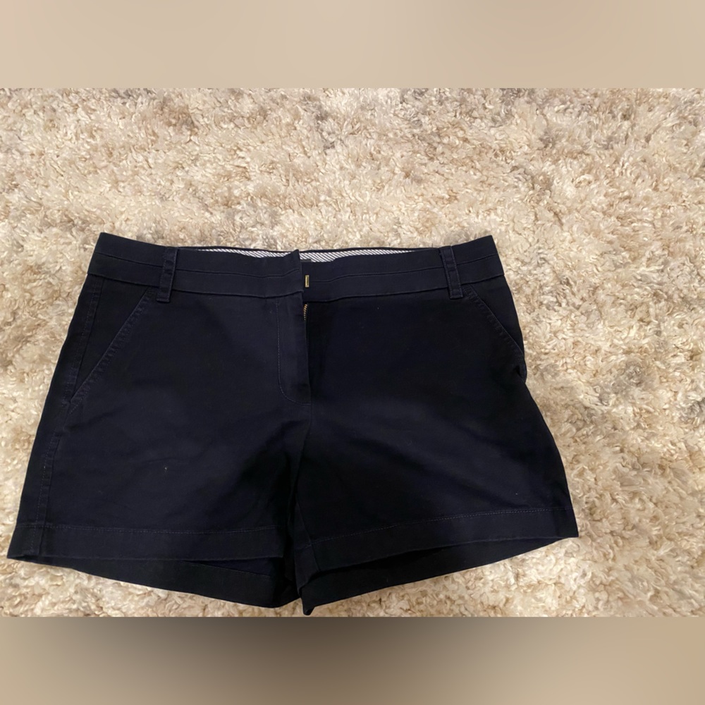 2 Womens J Crew Chino Shorts